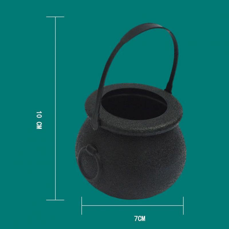 Halloween Candy Kettles — Spooky Hanging Treat Decor