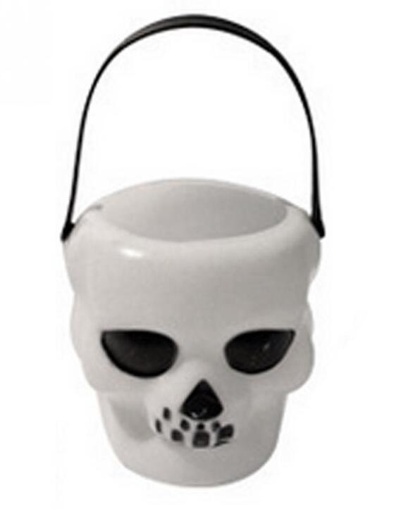 Halloween Candy Kettles — Spooky Hanging Treat Decor