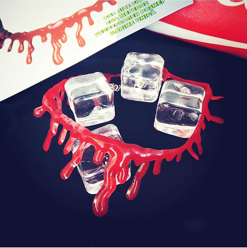 Blood Drip Necklace for Halloween Horror Costume Party
