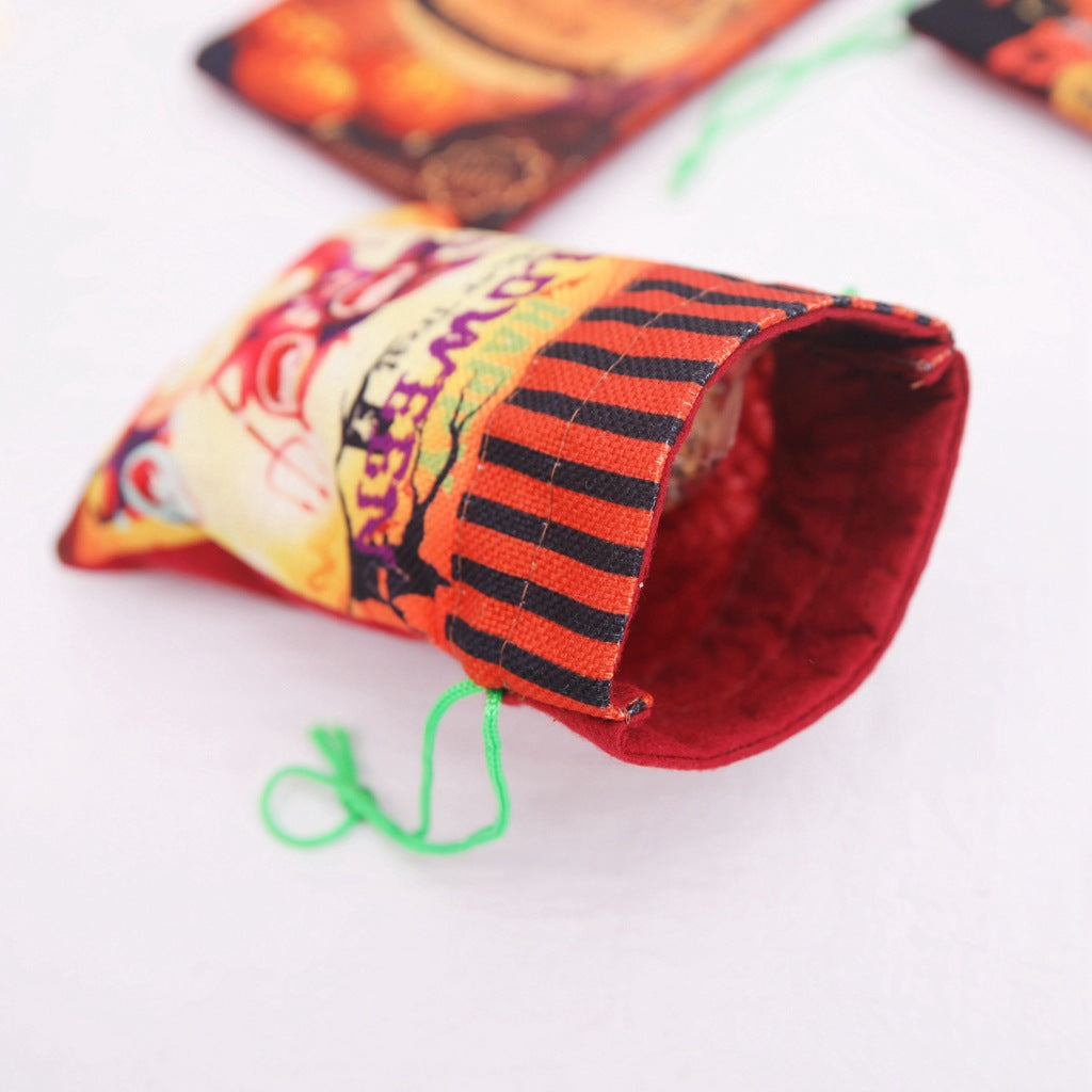 Halloween Candy Bags With Drawstring Treats for Kids