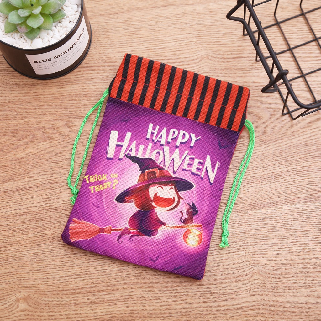 Halloween Candy Bags With Drawstring Treats for Kids