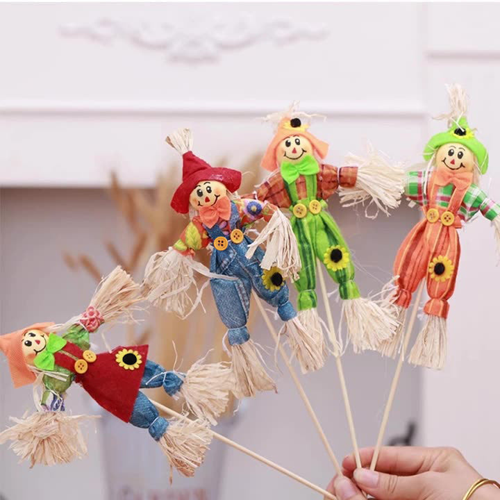Scarecrow Decoration Set for Cheerful Fall Displays