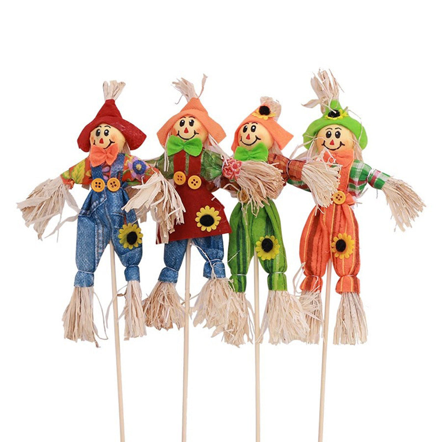 Scarecrow Decoration Set for Cheerful Fall Displays