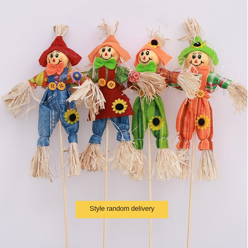 Scarecrow Decoration Set for Cheerful Fall Displays