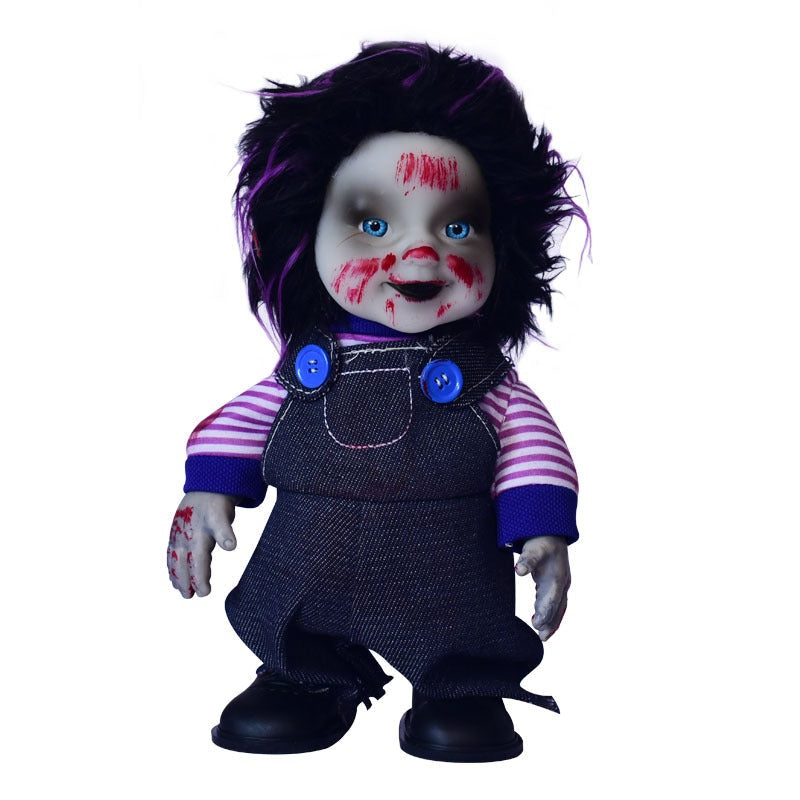 Walking Halloween Doll Decoration for Eerie Displays