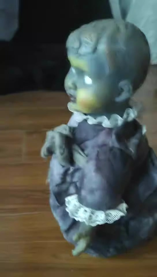 Walking Halloween Doll Decoration for Eerie Displays