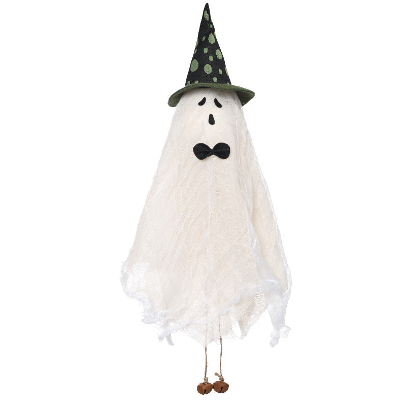 Halloween Ghost Wind Chime Decorations for Spooky Displays