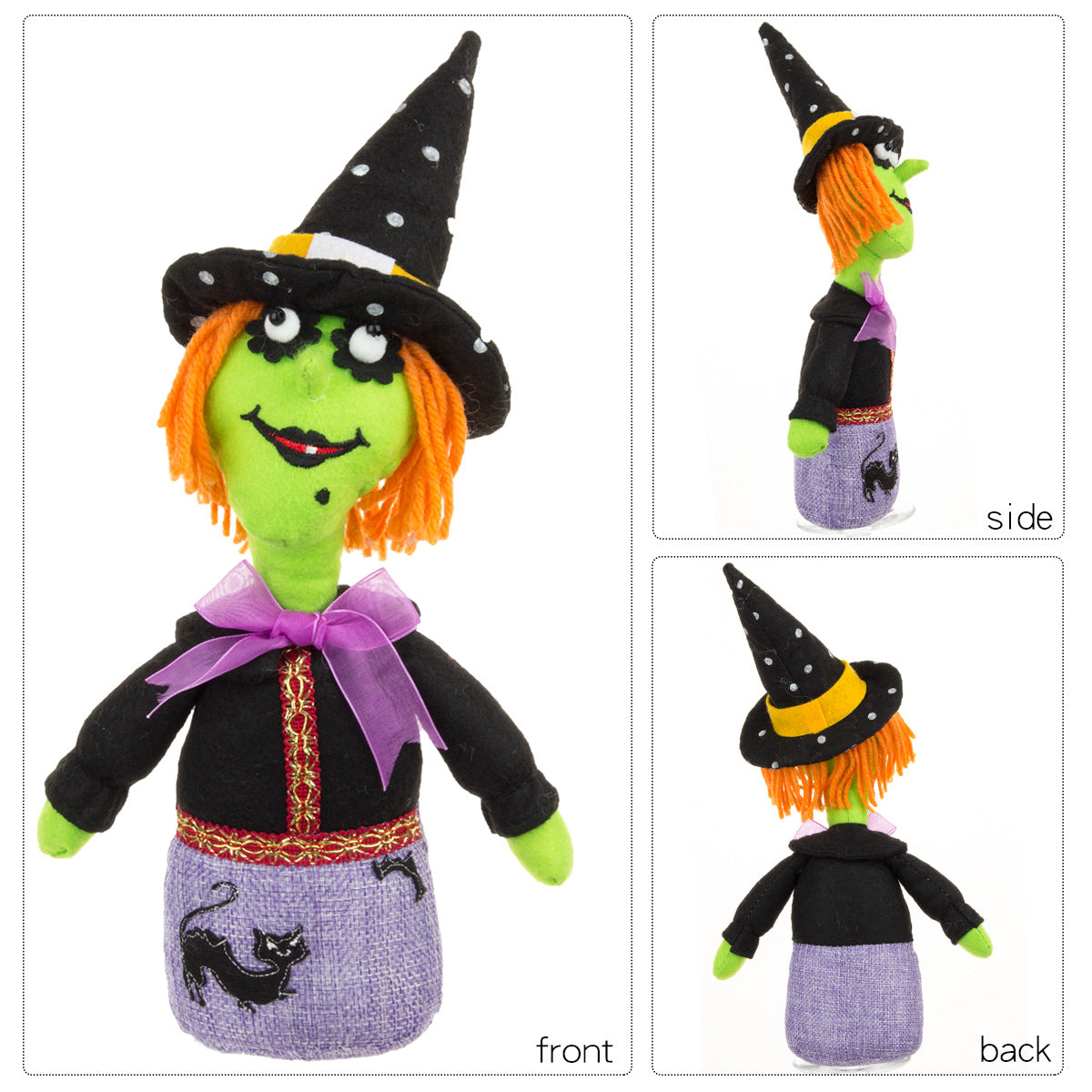 Halloween Ornaments: Playful 3-Piece Character Set