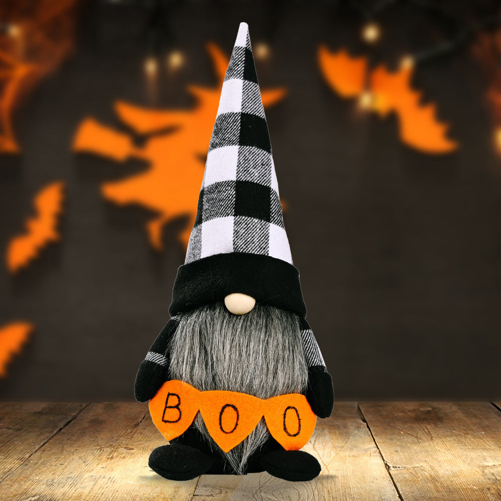 Halloween Gnome Decorations Pair for Festive Displays