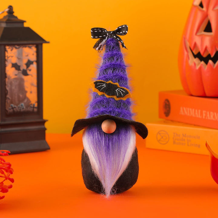 Halloween Gnome Ornaments for Festive Tabletop Decor