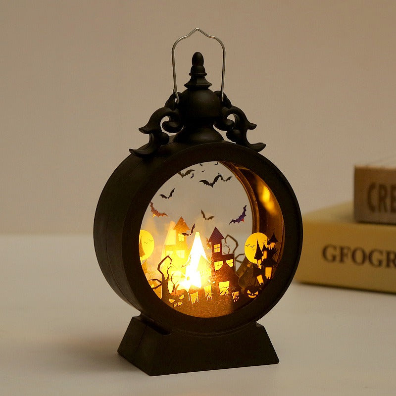 Halloween Wind Lantern LED Candlelight Seasonal Decor