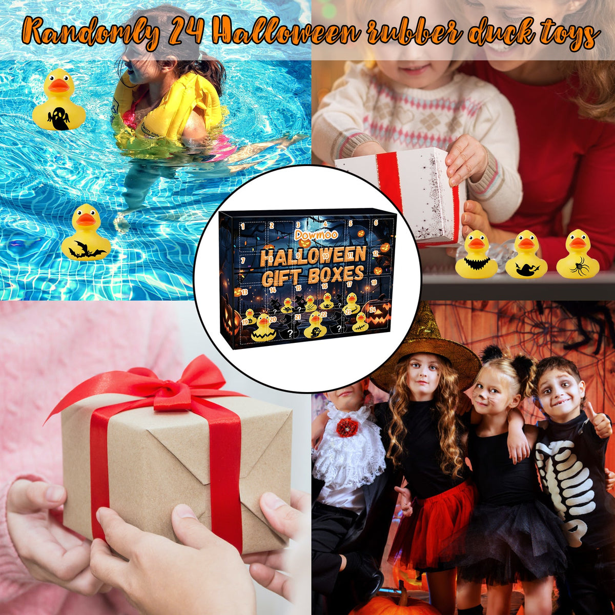 Halloween Rubber Duck Advent Calendar Surprise Box