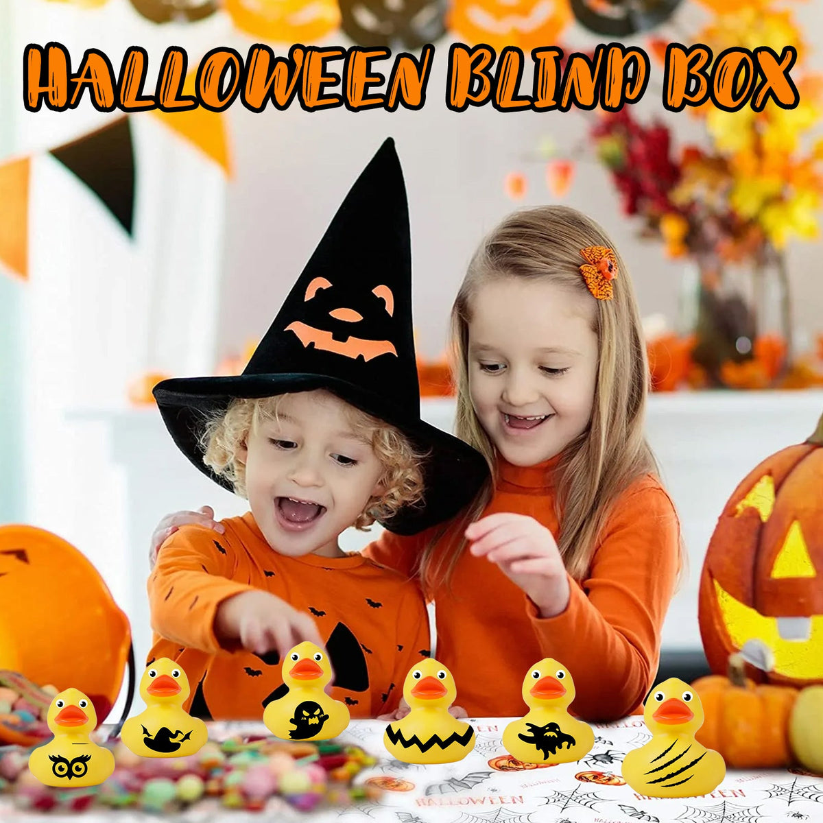 Halloween Rubber Duck Advent Calendar Surprise Box