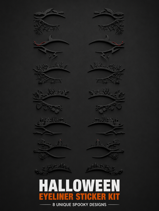 Halloween Eyeliner Stickers — Peel & Stick Eye Kit