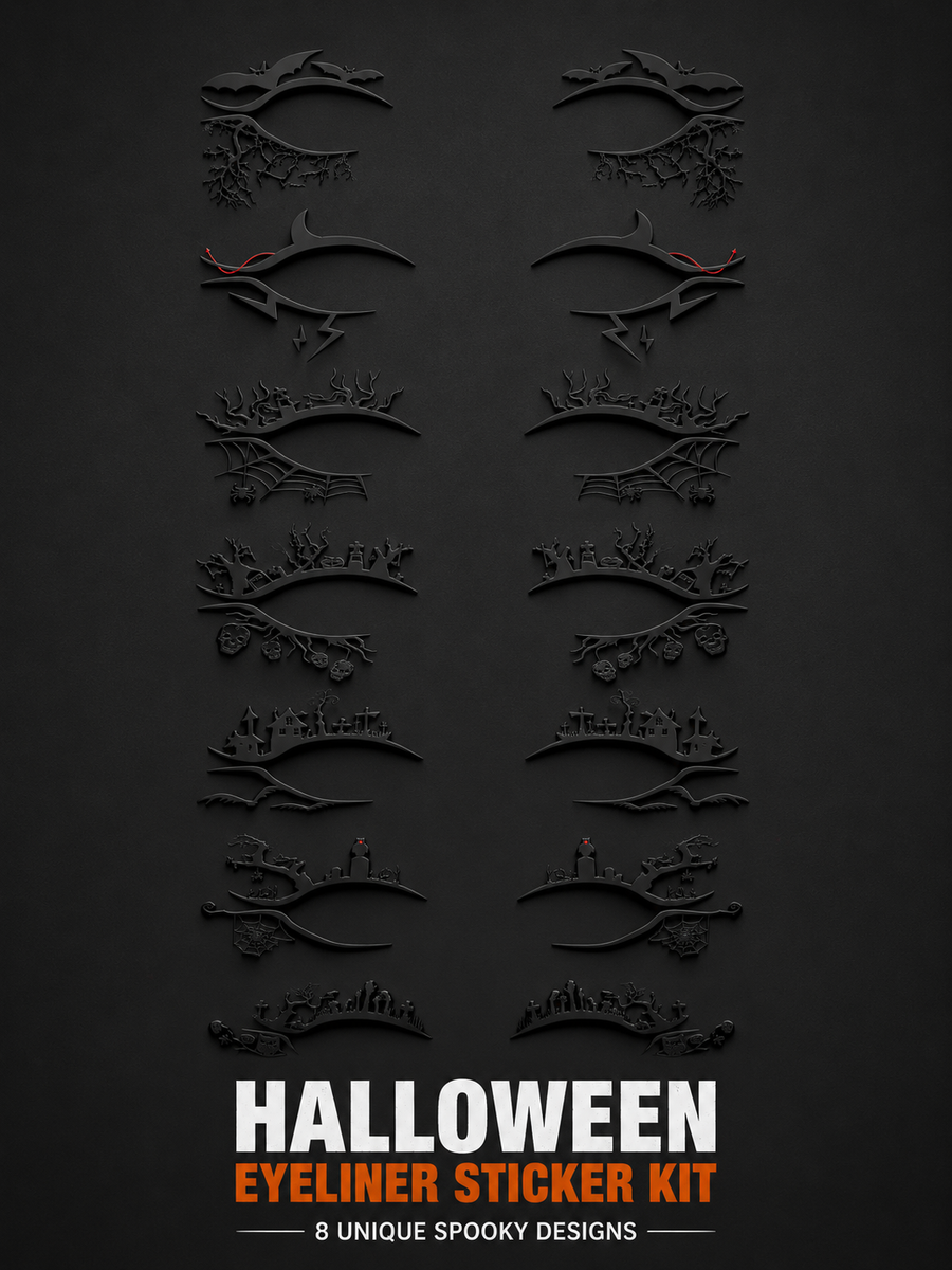 Halloween Eyeliner Stickers — Peel & Stick Eye Kit