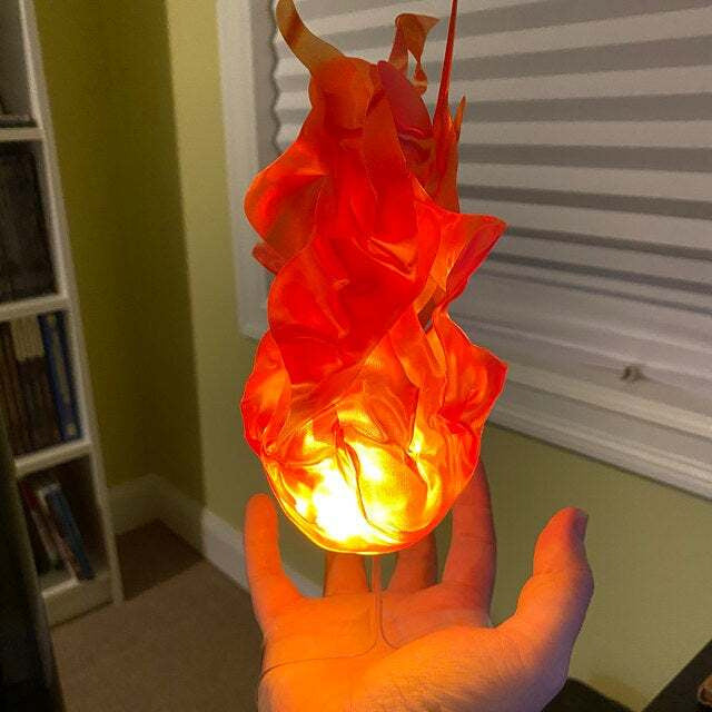 Halloween Floating Fireball Lamp for Spooky Party Decor