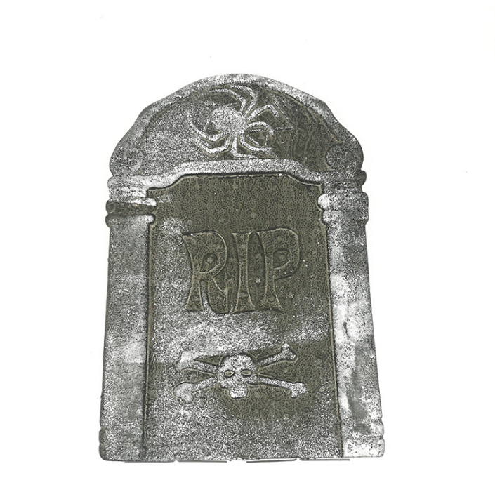 Foam Tombstone Halloween Decor - Instant Graveyard Prop