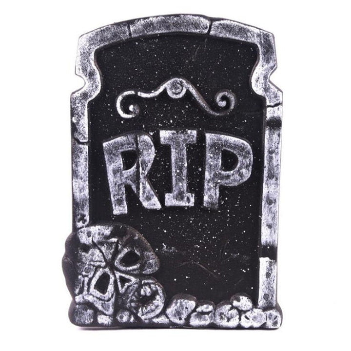 Foam Tombstone Halloween Decor - Instant Graveyard Prop