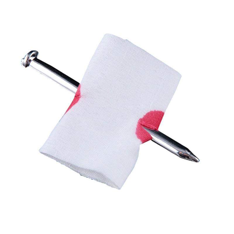 Funny Fake Nail-Through-Finger Halloween Costume Prop