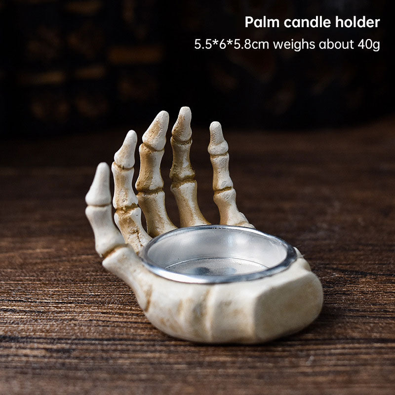 Meditating Skeleton Halloween Decor for Gothic Shelves