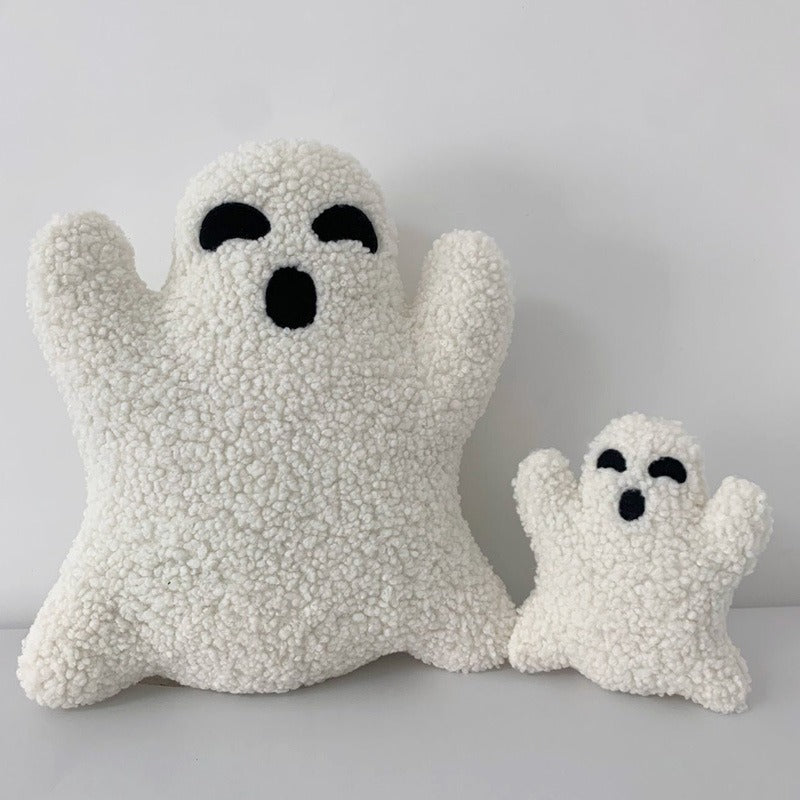 Plush Ghost Pillow – Cute Halloween Decor Accent