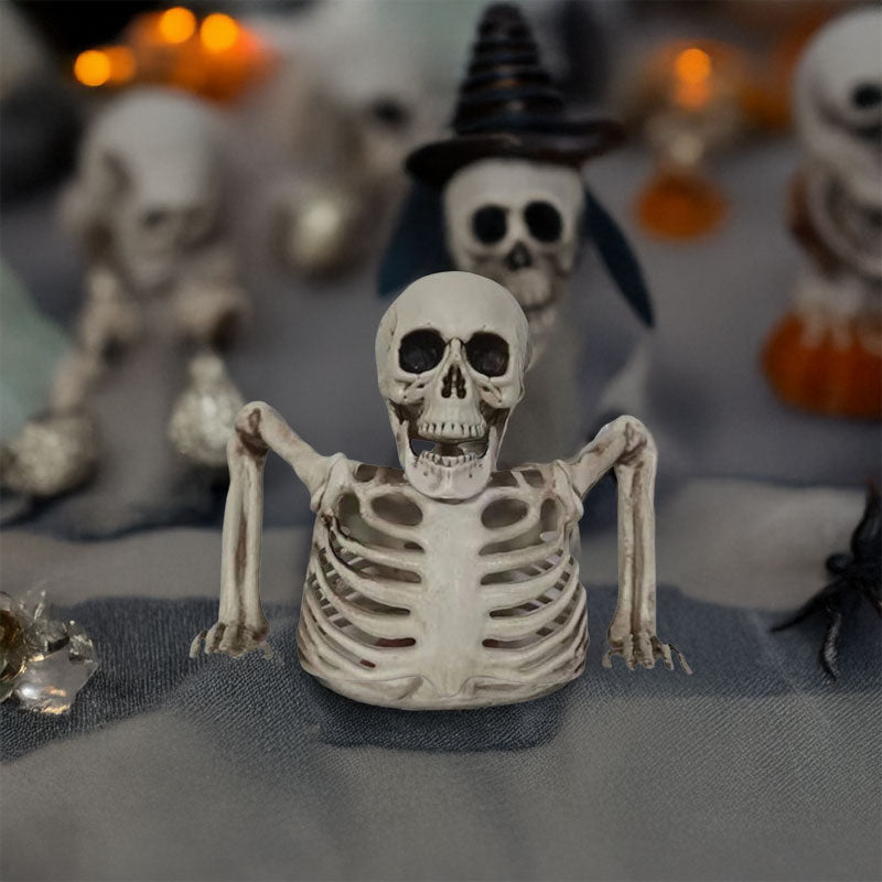 Halloween Glowing Skeleton Yard Decor for Spooky Atmosphere