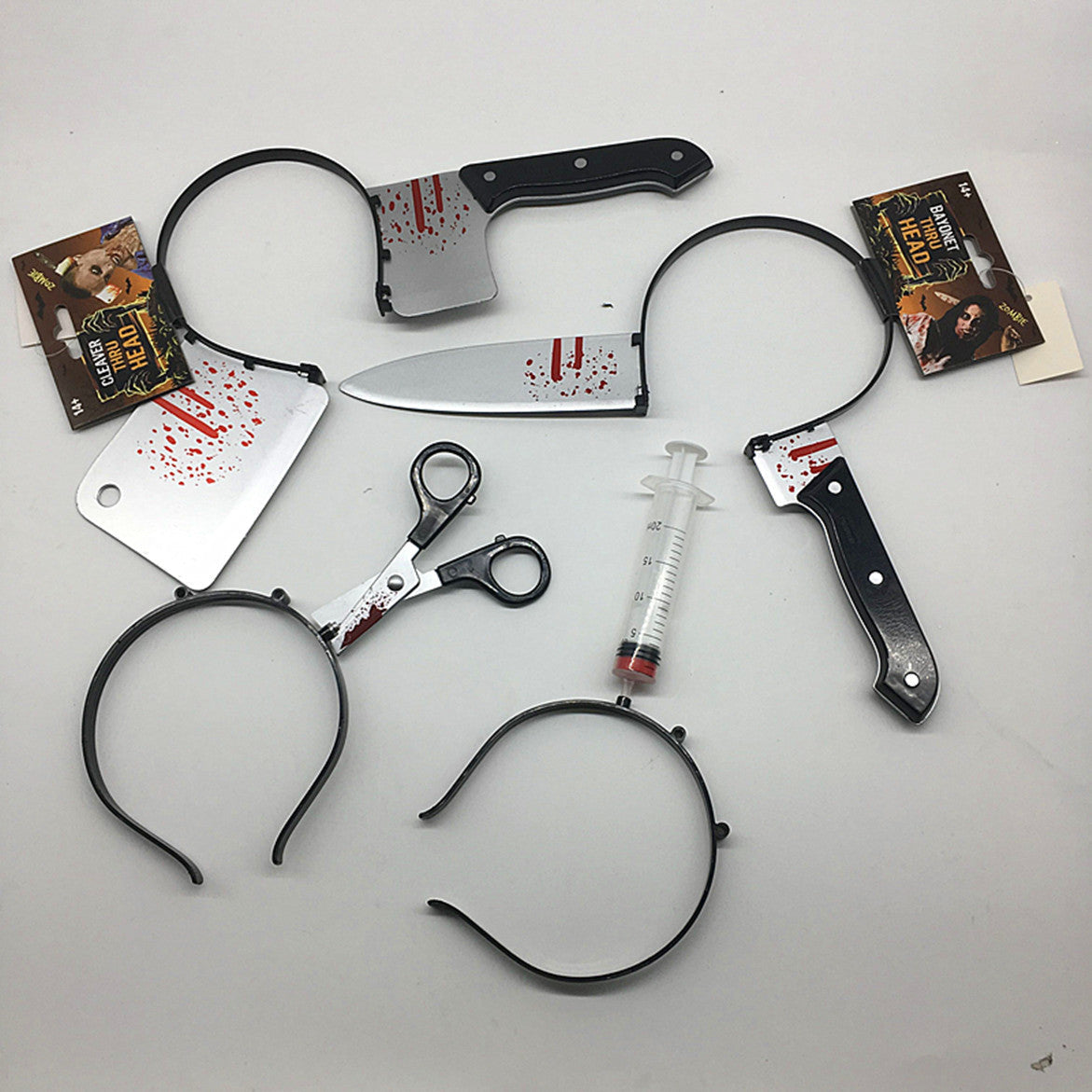 Halloween Horror Hairpin Headband Costume Prop for Photos