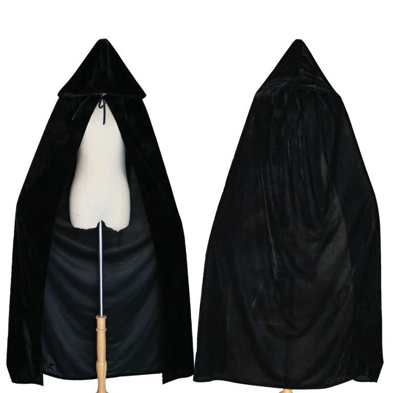 Hooded Cloak Cape - Instant Witch Wizard Costume