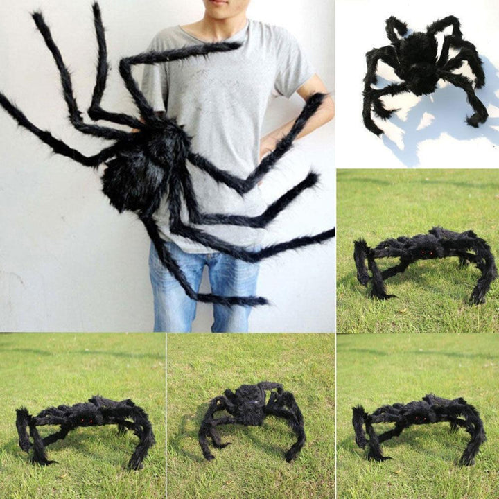 Black Spider Halloween Decoration | Jumbo Scare