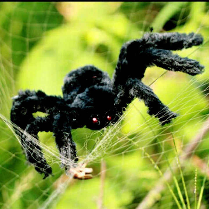 Black Spider Halloween Decoration | Jumbo Scare
