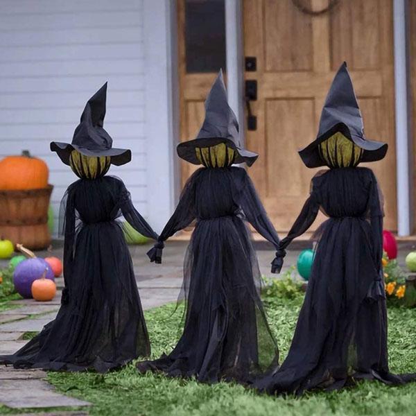 Halloween Witch Decorations for a Creepy Yard Scene