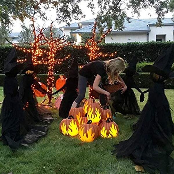 Halloween Witch Decorations for a Creepy Yard Scene
