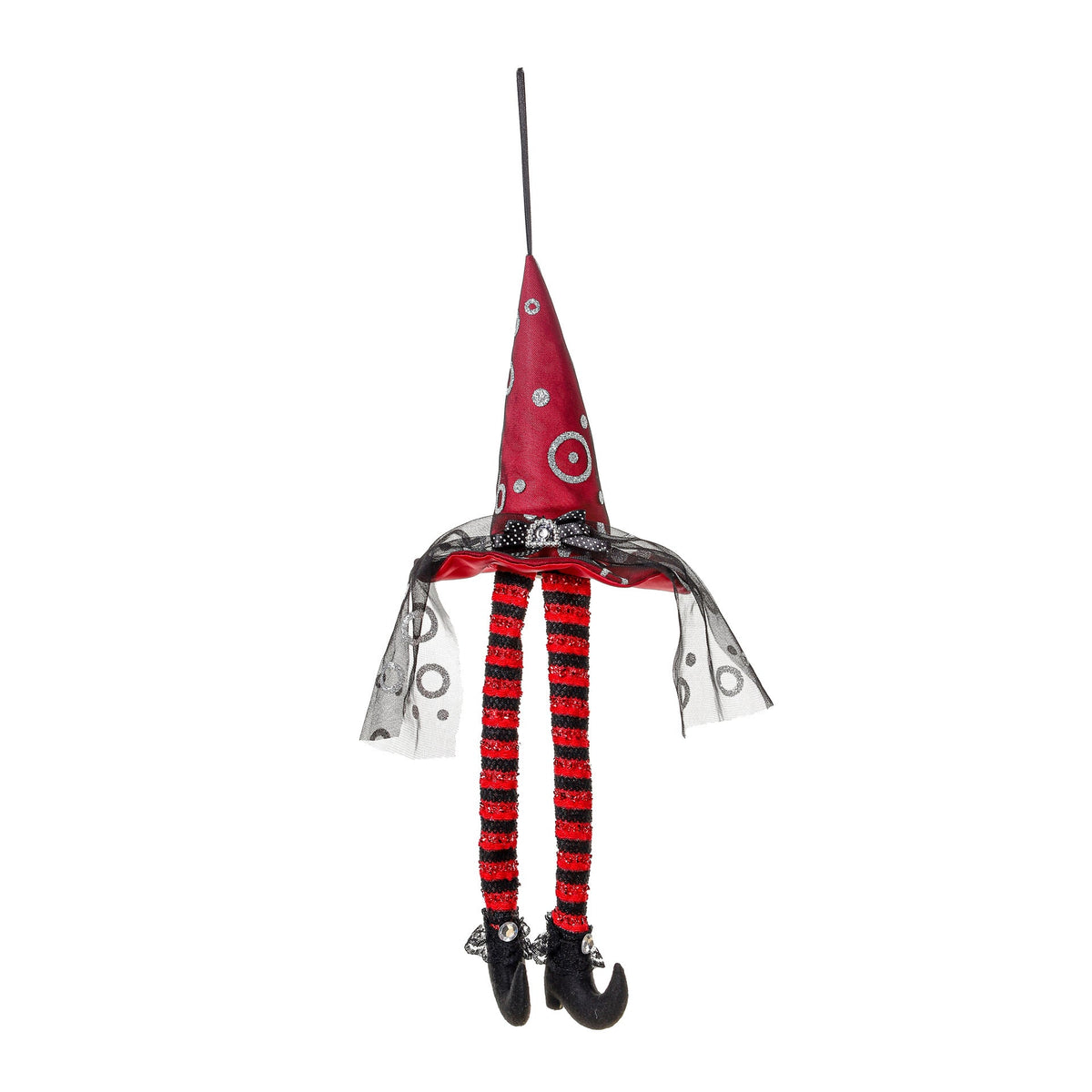 Light-Up Wizard Hat Halloween Window Display Decor