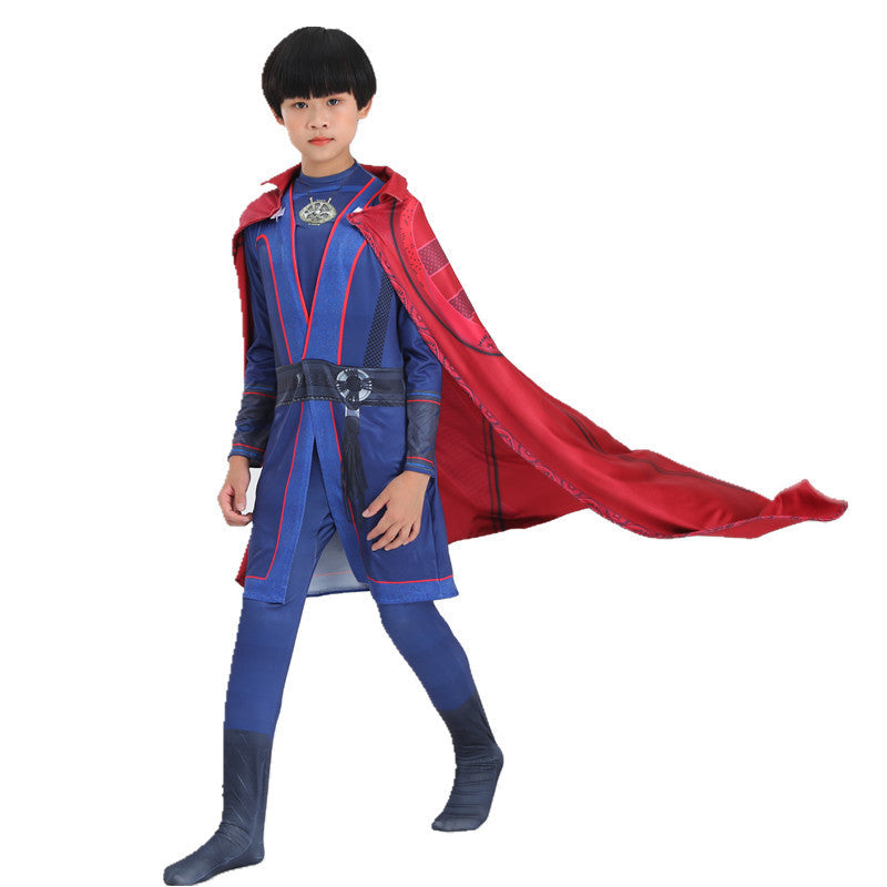 Doctor Strange Cosplay Costume With Dramatic Flowing Cape