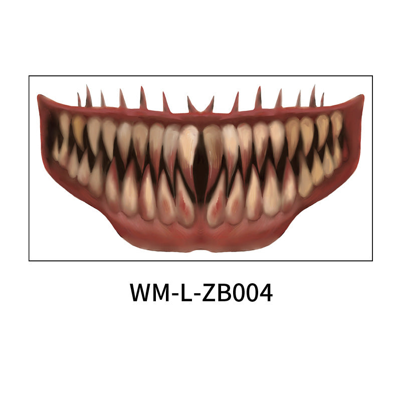Halloween Mouth Stickers for Instant Horror Party Looks