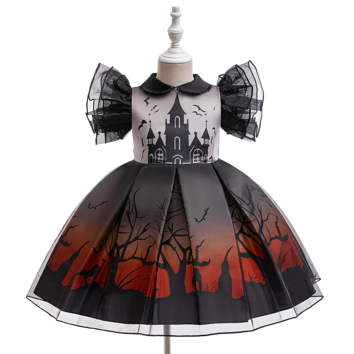 Kids Halloween Costume Dress – Little Witch Princess