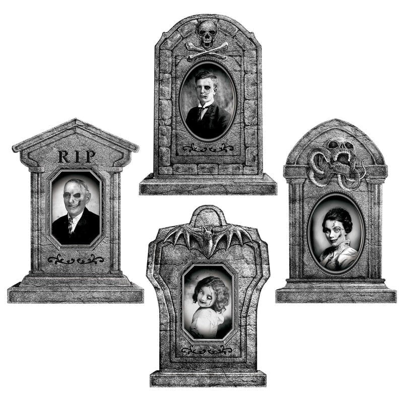 Halloween Tombstones for a Realistic Spooky Cemetery