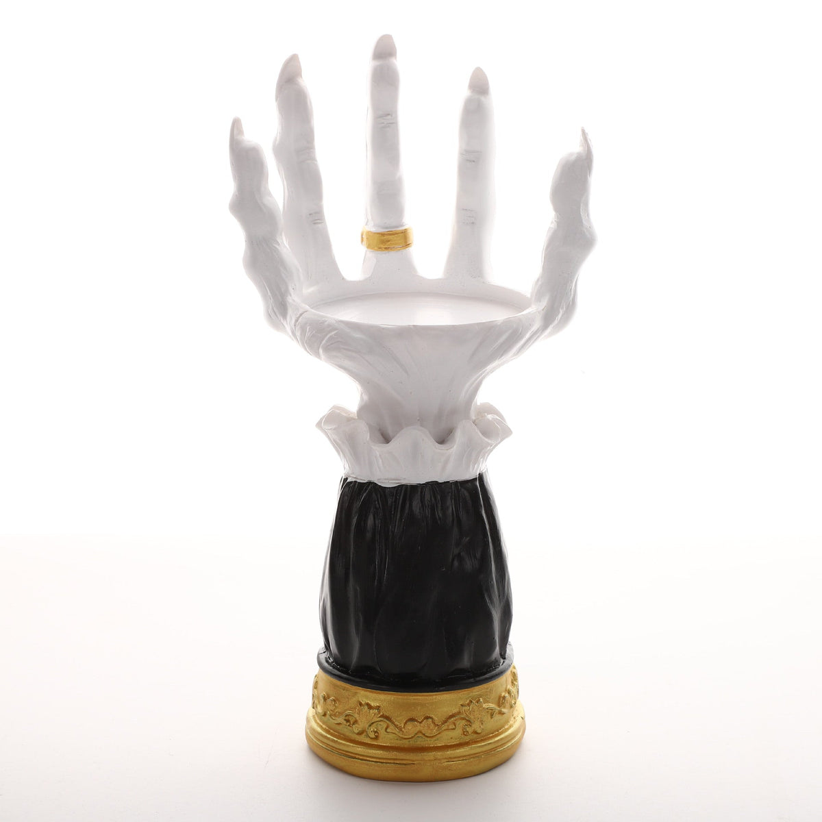 Palm Candlestick Holder for Gothic Halloween Decor