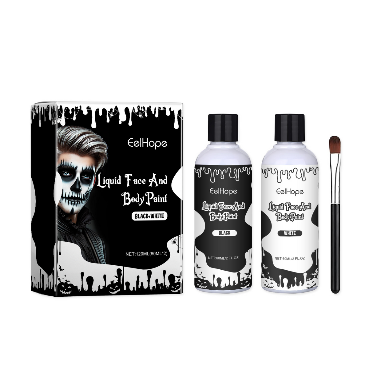 Halloween Face Paint Set for Bold, Long-Lasting Looks