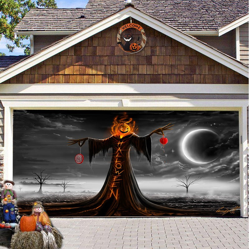 Halloween Garage Door Banner for Instant Haunted Decor