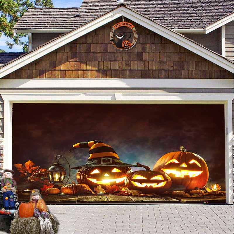 Halloween Garage Door Banner for Instant Haunted Decor