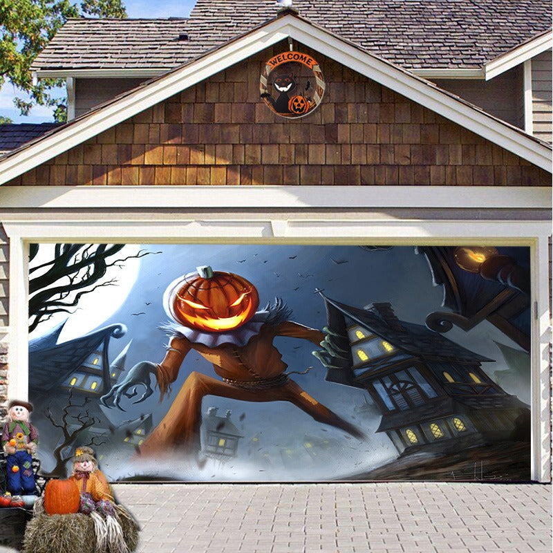 Halloween Garage Door Banner for Instant Haunted Decor