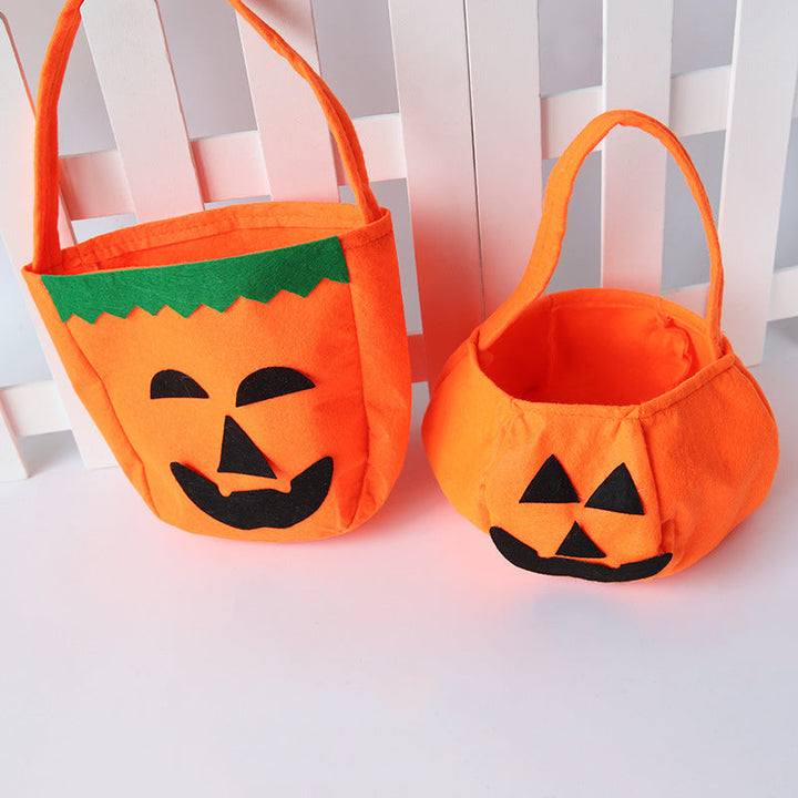 Halloween Pumpkin Candy Bag for Easy Trick-or-Treating