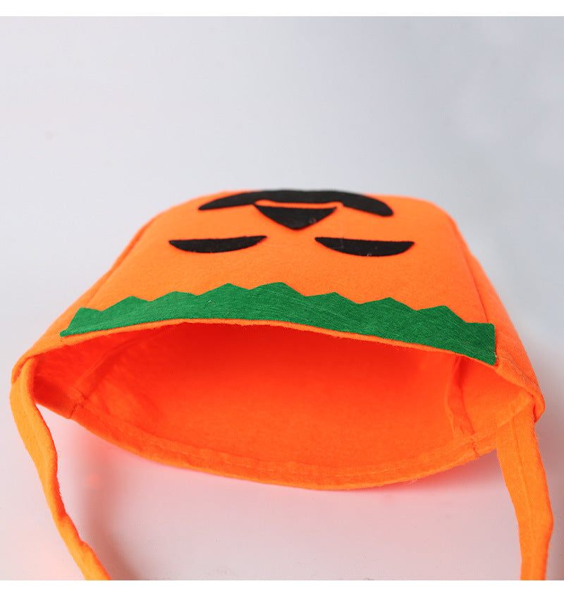 Halloween Pumpkin Candy Bag for Easy Trick-or-Treating