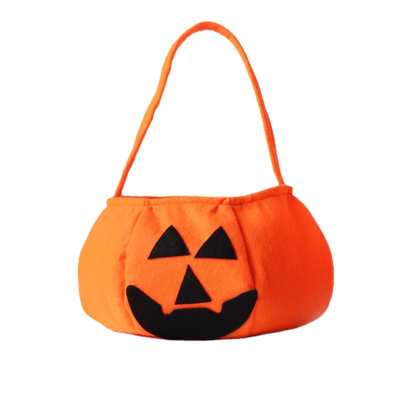 Halloween Pumpkin Candy Bag for Easy Trick-or-Treating