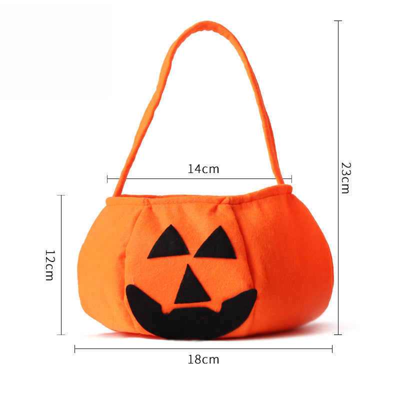 Halloween Pumpkin Candy Bag for Easy Trick-or-Treating