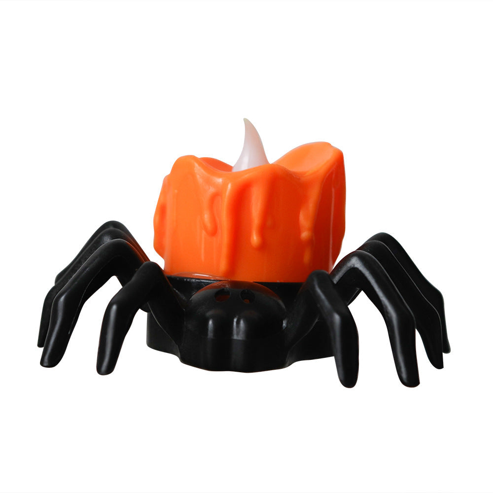 Pumpkin Spider Lantern Halloween Decor Light for Tables