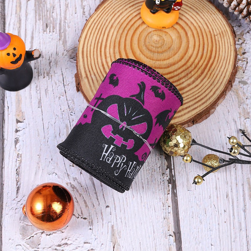 Halloween Decorative Ribbon for Spooky DIY Party Crafts