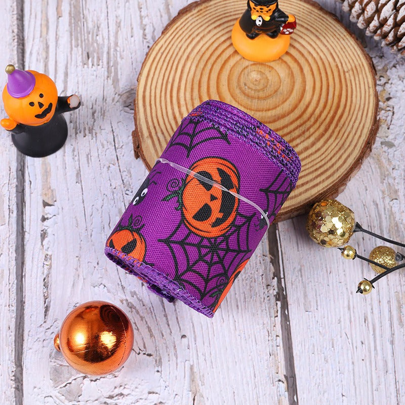 Halloween Decorative Ribbon for Spooky DIY Party Crafts