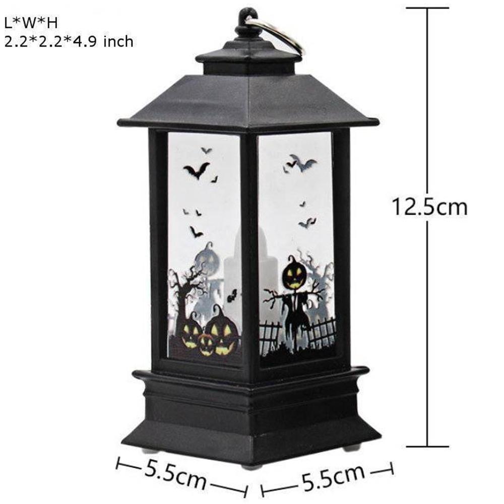 Halloween LED Lantern Light With Artificial Flame Glow